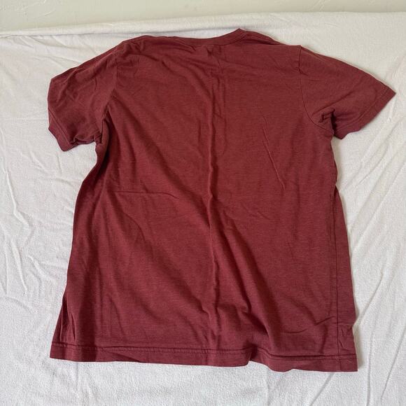 Bella Canvas T-Shirt Rust Solid Short Sleeve Casual Pullover Basic Womans Large - Picture 3 of 3